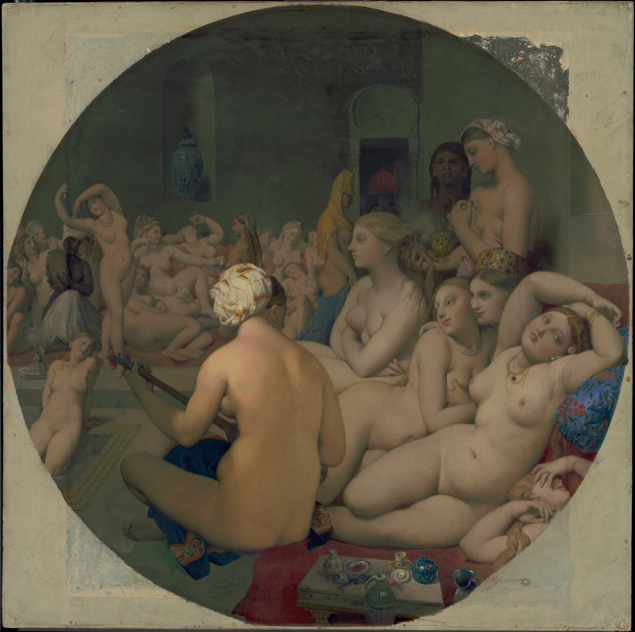 łaźnia turecka autorstwa Jean Auguste Dominique Ingres