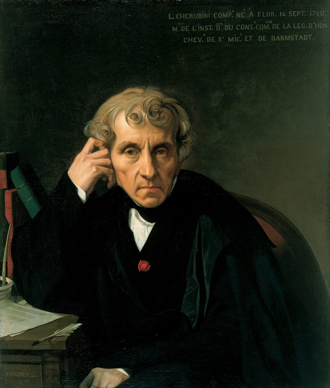 Luigi Cherubini autorstwa Jean Auguste Dominique Ingres