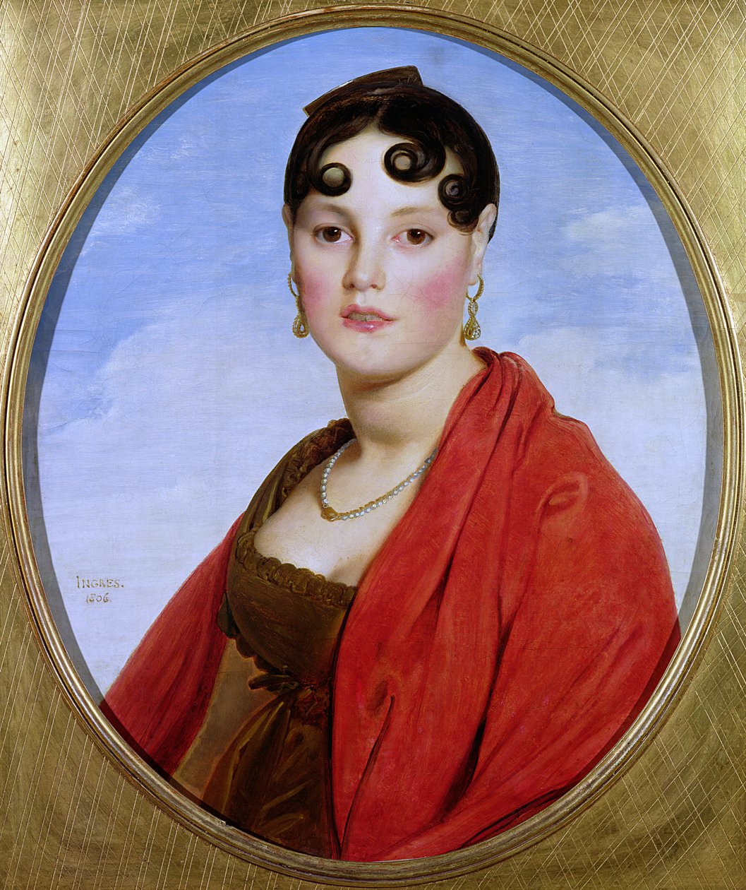 Portret Madame Aymon lub La Belle Zelie, 1806 autorstwa Jean Auguste Dominique Ingres
