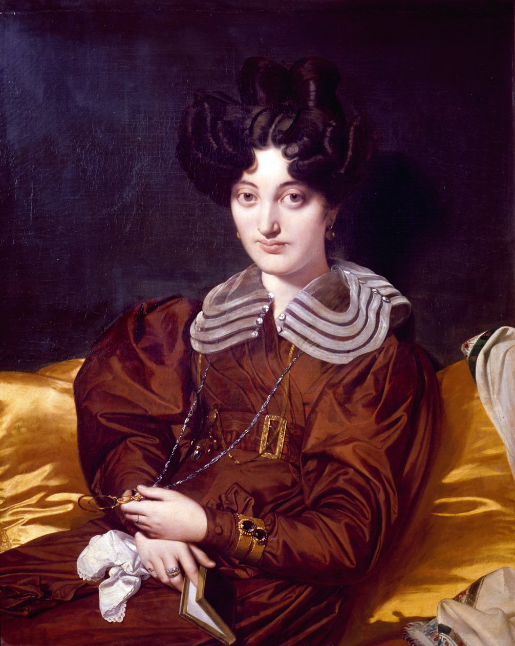 Portret Suzanne Clarisse de Salvaing de Boisseiu, Madame Marcotte de Sainte-Marie, 1826 autorstwa Jean Auguste Dominique Ingres