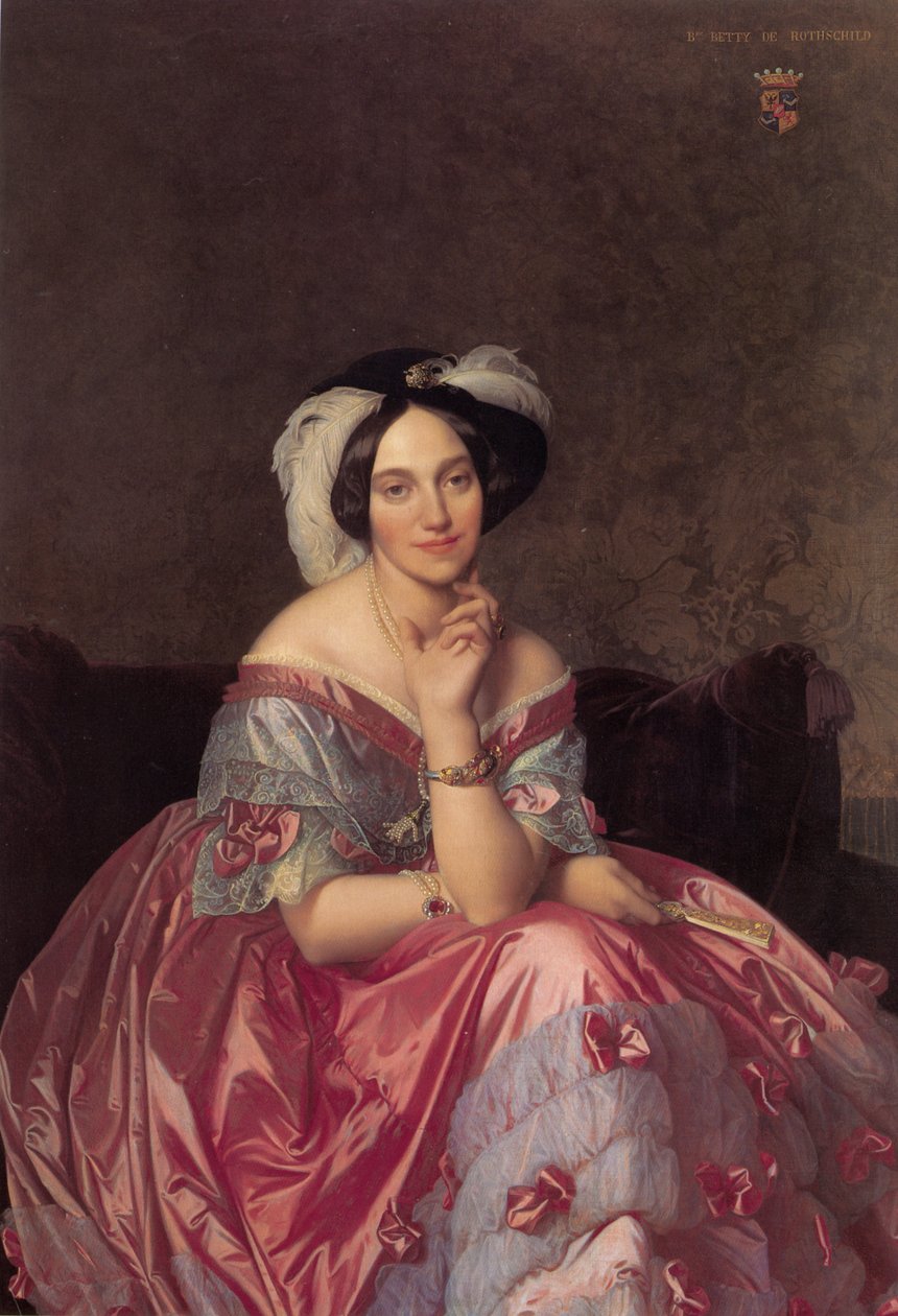 Portret baronowej Jamesa de Rothschild autorstwa Jean Auguste Dominique Ingres