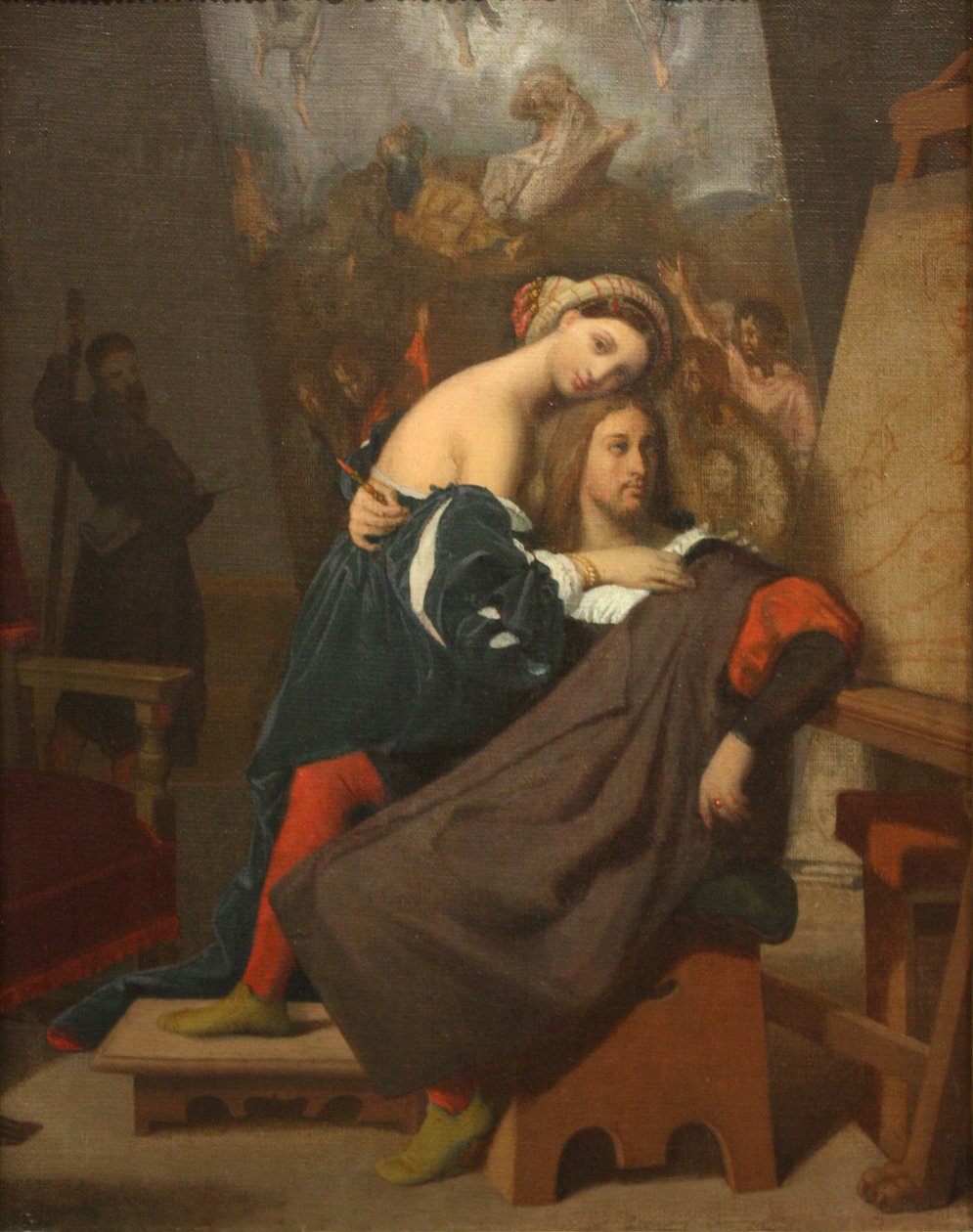 Rafał i córka piekarzy autorstwa Jean Auguste Dominique Ingres