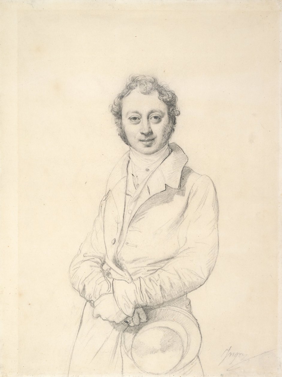 Archeolog Désiré-Raoul Rochette, ok. 1930 r. 1830 autorstwa Jean Auguste Dominique Ingres