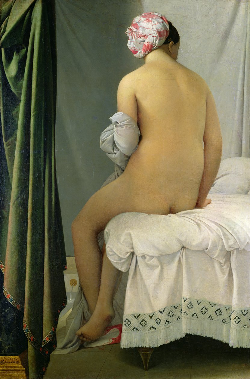 Kąpiący się, zwany „Baigneuse Valpincon”, 1808 autorstwa Jean Auguste Dominique Ingres