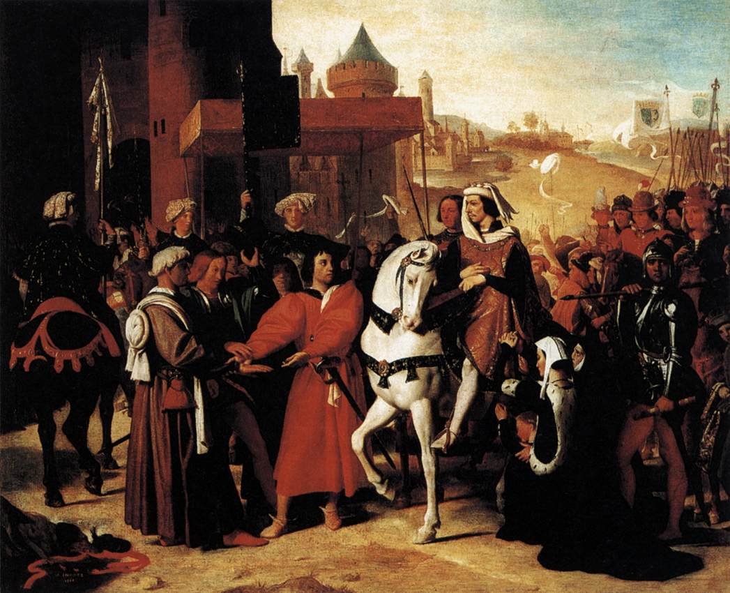 Wejście przyszłości Karol V autorstwa Jean Auguste Dominique Ingres