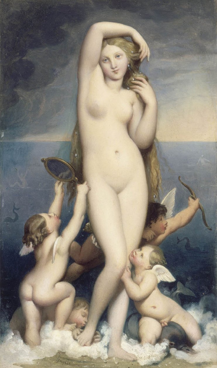 Wenus Anadyomene autorstwa Jean Auguste Dominique Ingres