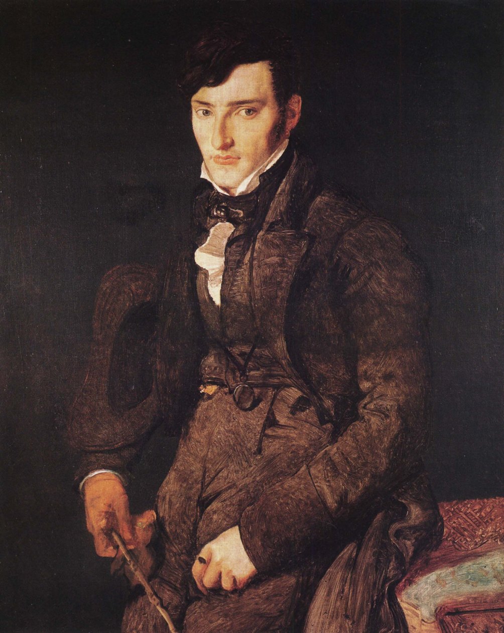 portret Jean-Francois Giliberta autorstwa Jean Auguste Dominique Ingres