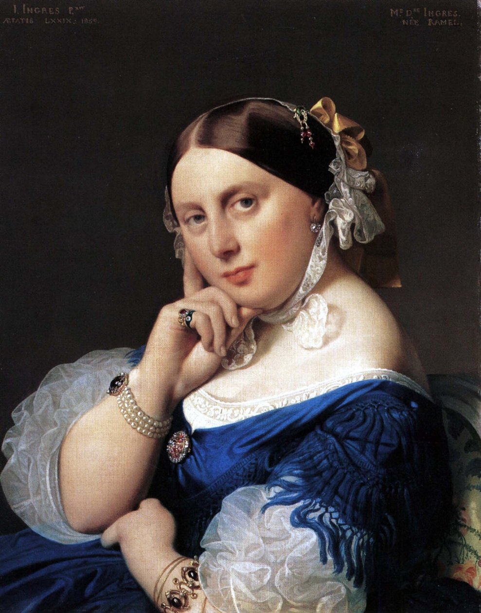portret Madame Ingres z domu Ramel autorstwa Jean Auguste Dominique Ingres