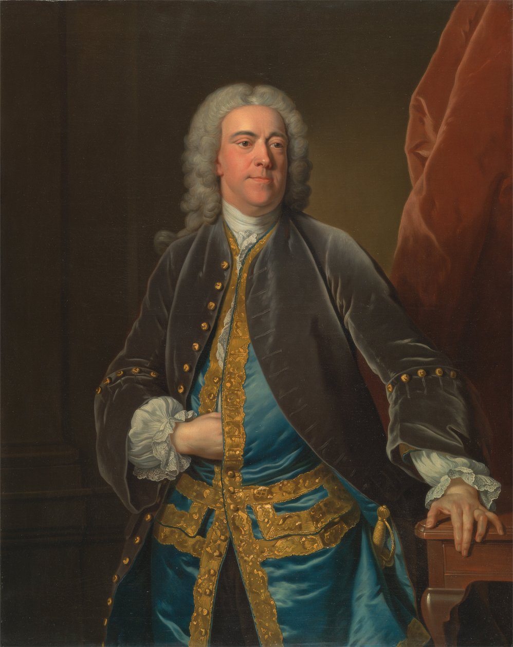 Rt. Szanowny Stephen Poyntz z Midgeham, Berkshire autorstwa Jean Baptiste van Loo