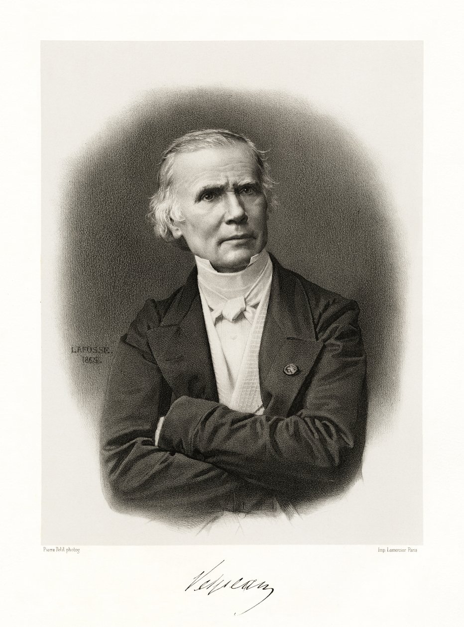 Alfred Armand Louis Marie Velpeau, 1865-66 autorstwa Jean Baptiste Adolphe Lafosse