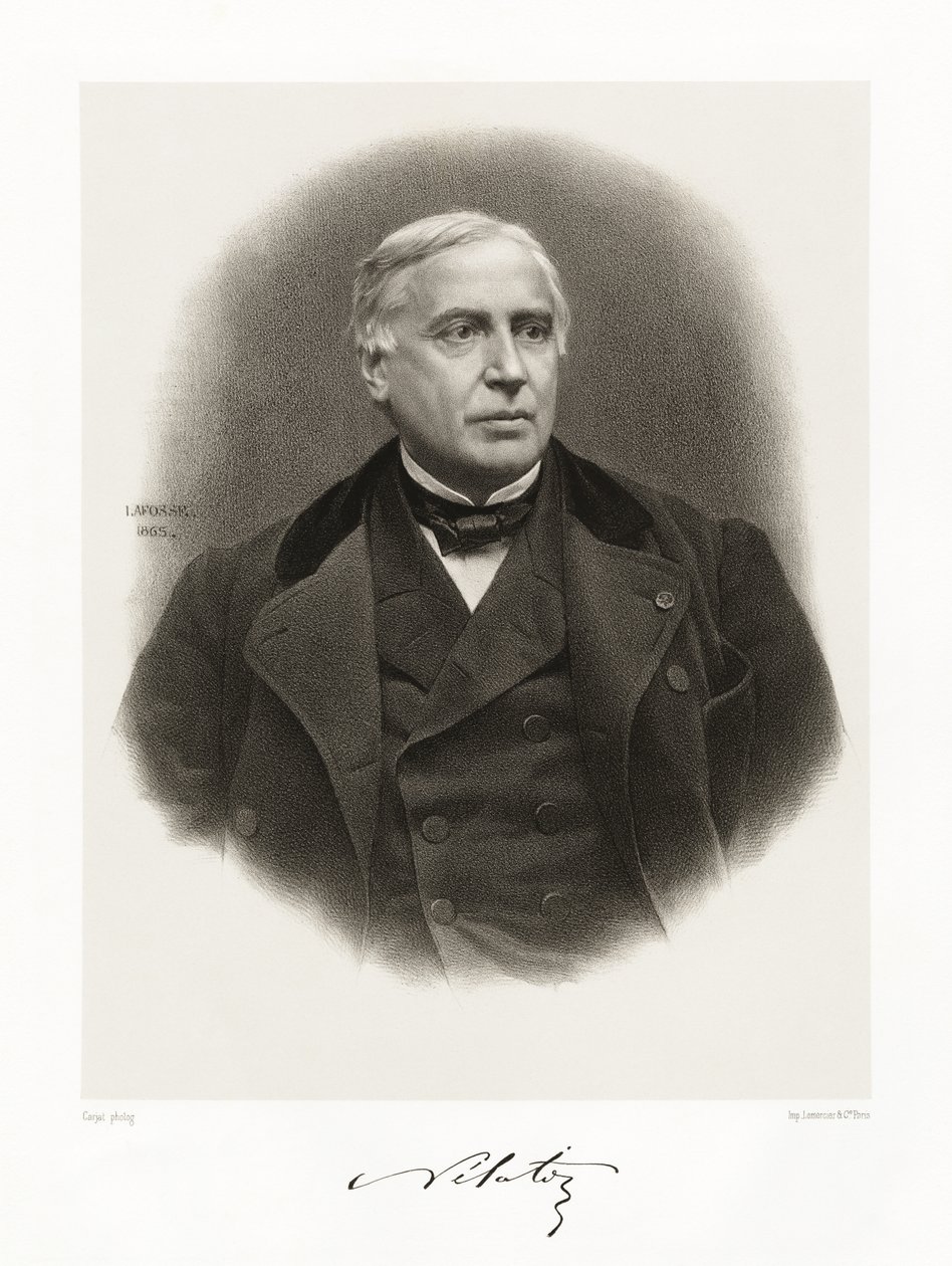 Auguste Nélaton, 1865-66 autorstwa Jean Baptiste Adolphe Lafosse