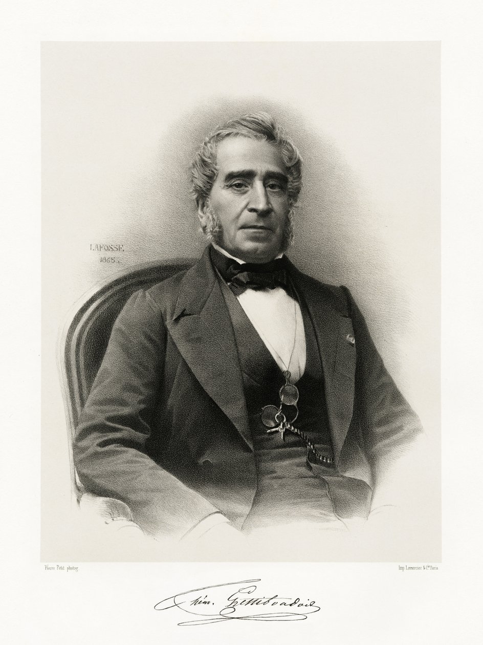 Gaspard Thémistocle Lestiboudois, 1865-66 autorstwa Jean Baptiste Adolphe Lafosse