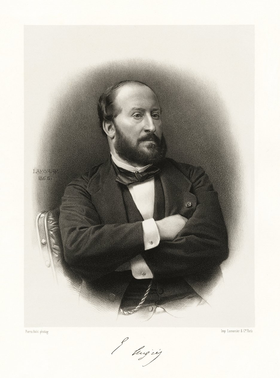 Guillaume Victor Emile Augier, 1865-66 autorstwa Jean Baptiste Adolphe Lafosse