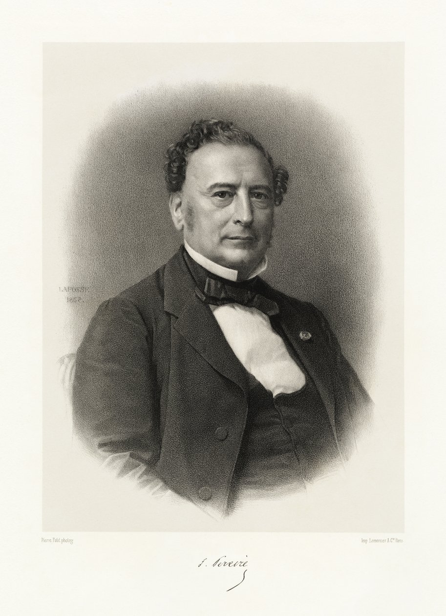 Isaac Rodrigue Péreire, 1865-66 autorstwa Jean Baptiste Adolphe Lafosse