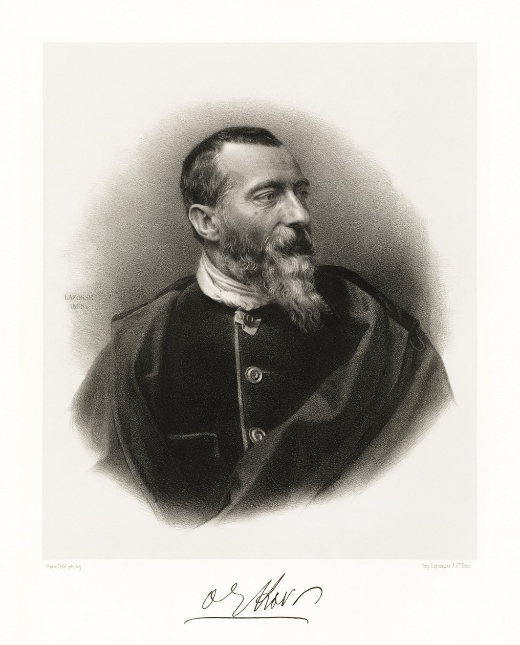 Jean Baptiste Alphonse Karr, 1865-66 autorstwa Jean Baptiste Adolphe Lafosse