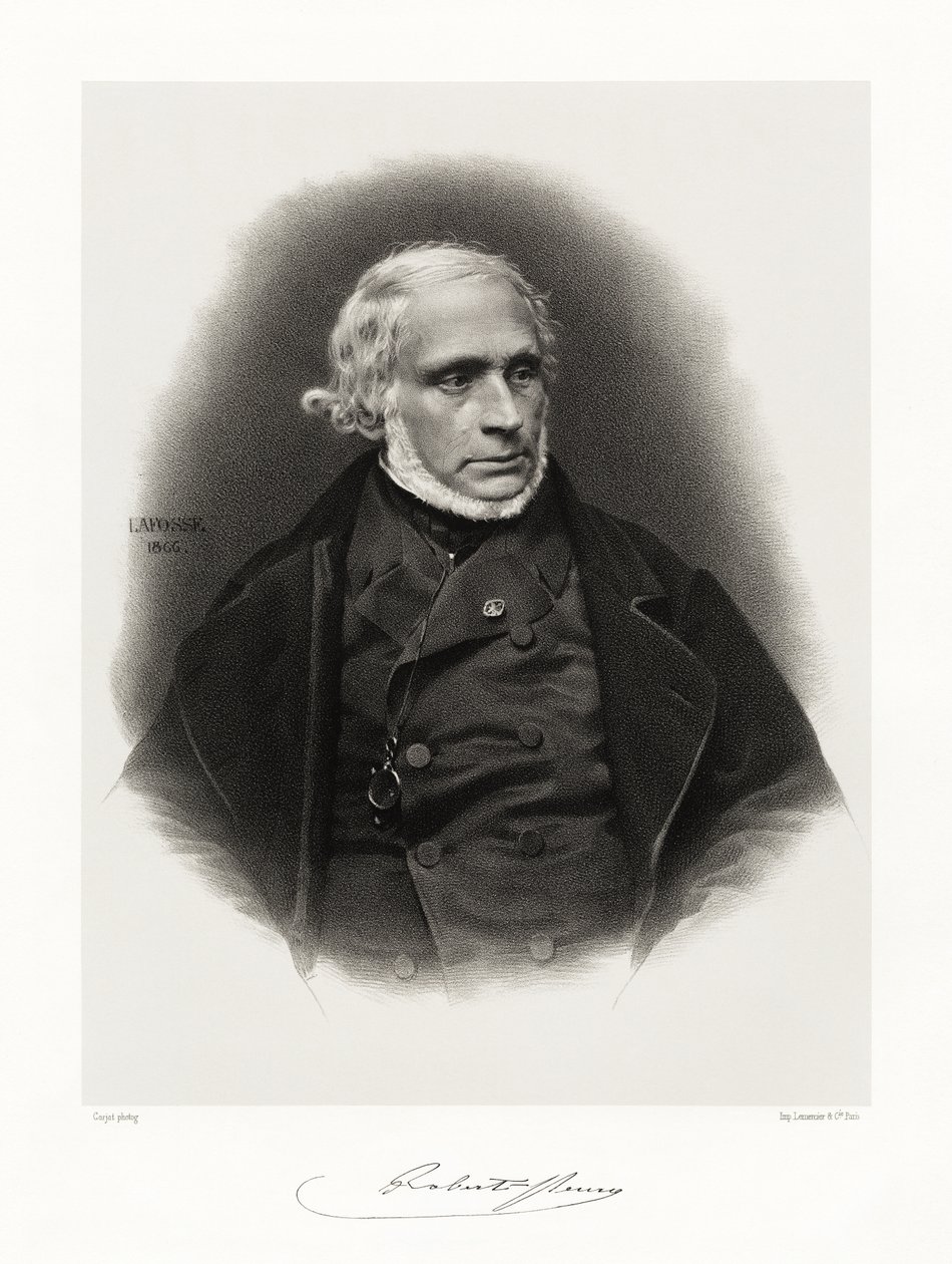 Joseph Nicolas Robert-Fleury, 1865-66 autorstwa Jean Baptiste Adolphe Lafosse