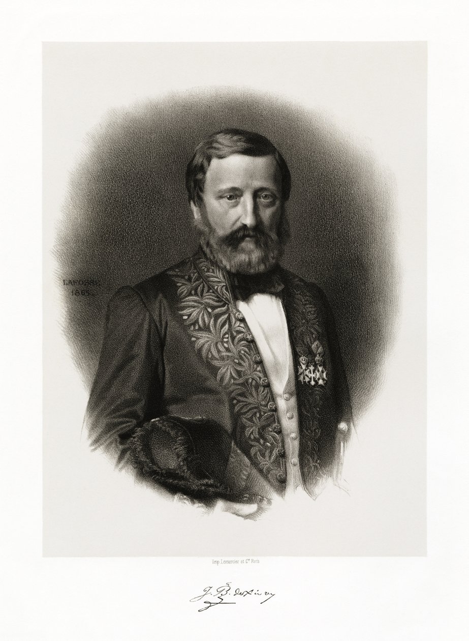 Jules Berger de Xivrey, 1865-66 autorstwa Jean Baptiste Adolphe Lafosse