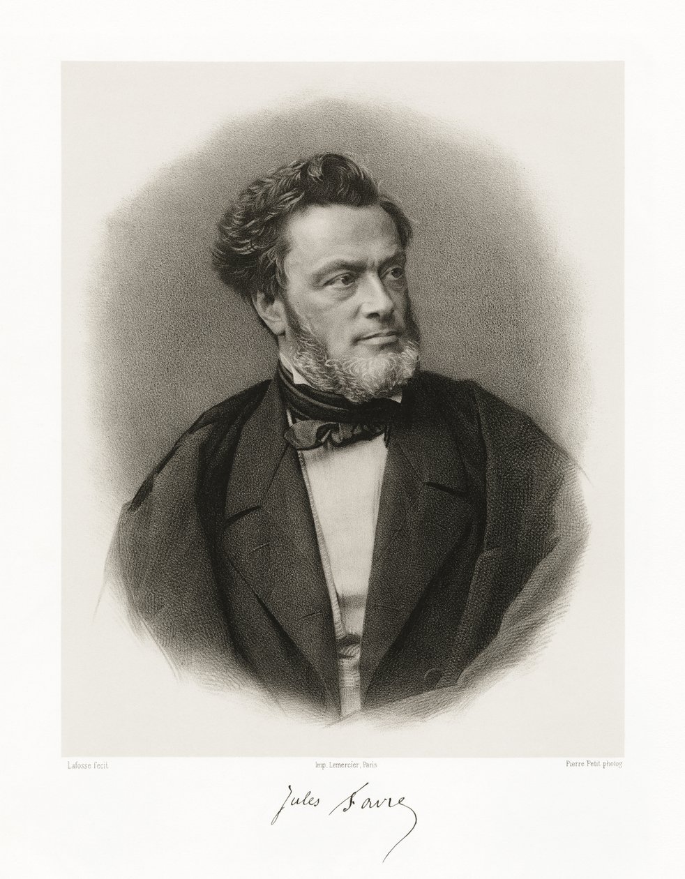 Jules Claude Gabriel Favre, 1865-66 autorstwa Jean Baptiste Adolphe Lafosse
