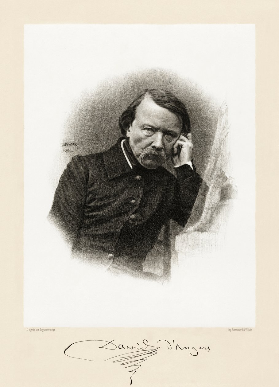 Pierre Jean David, 1865-66 autorstwa Jean Baptiste Adolphe Lafosse