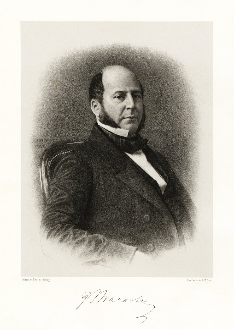 Pierre Jules Baroche, 1865-66 autorstwa Jean Baptiste Adolphe Lafosse