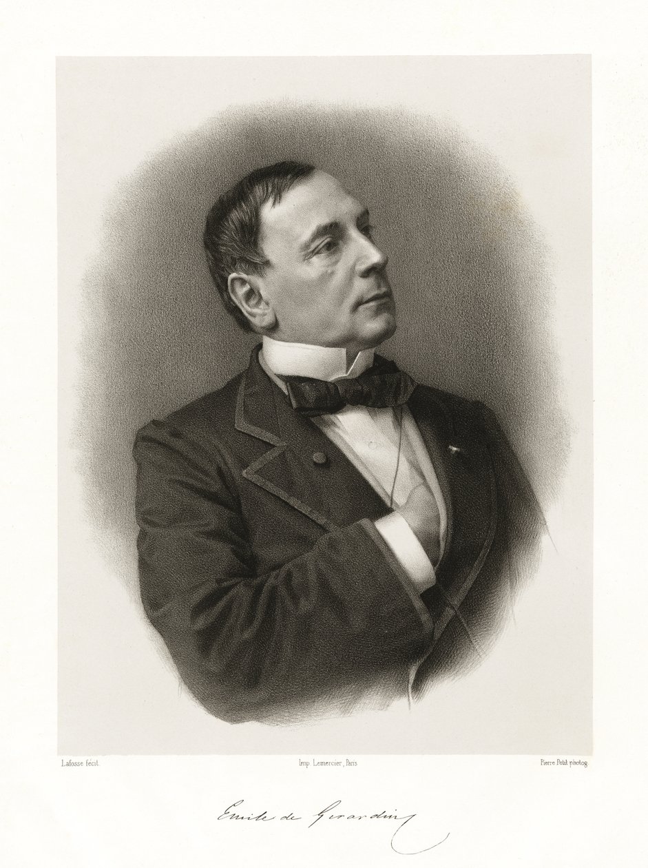 Èmile de Girardin, 1865-66 autorstwa Jean Baptiste Adolphe Lafosse