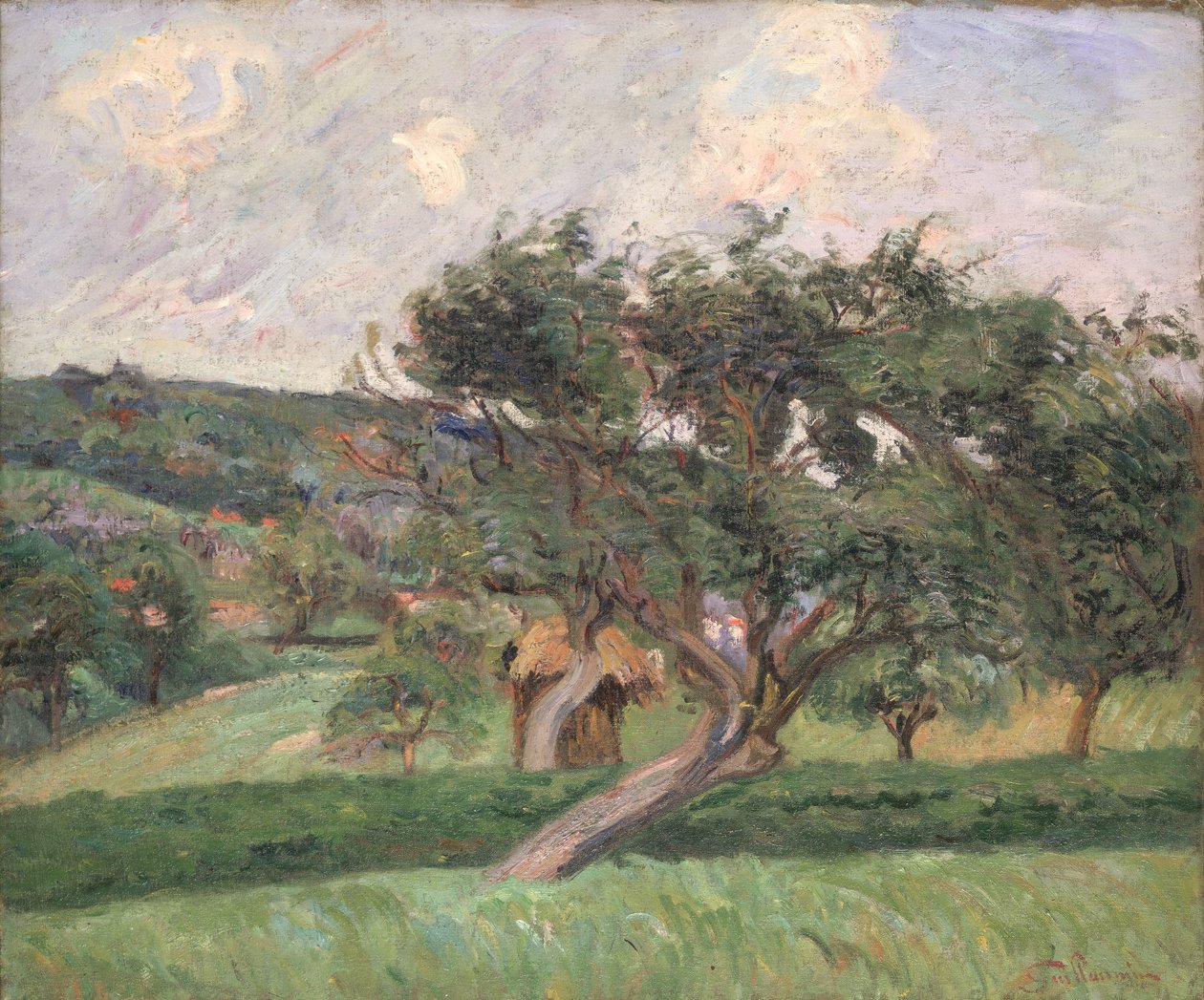 Krajobraz w Damiette, c.1890 autorstwa Jean Baptiste Armand Guillaumin
