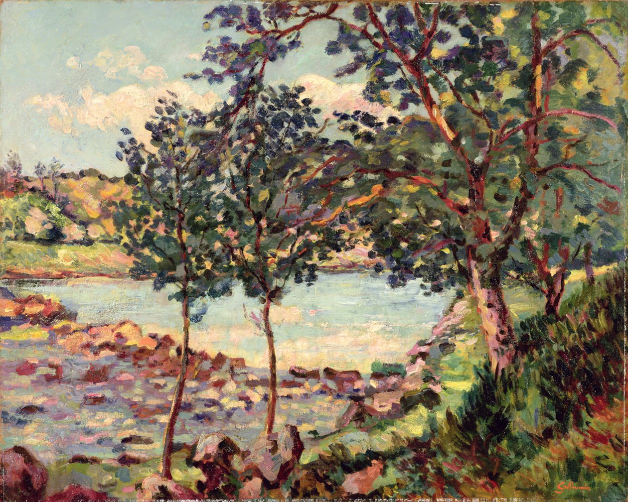Krajobraz z jeziorem autorstwa Jean Baptiste Armand Guillaumin