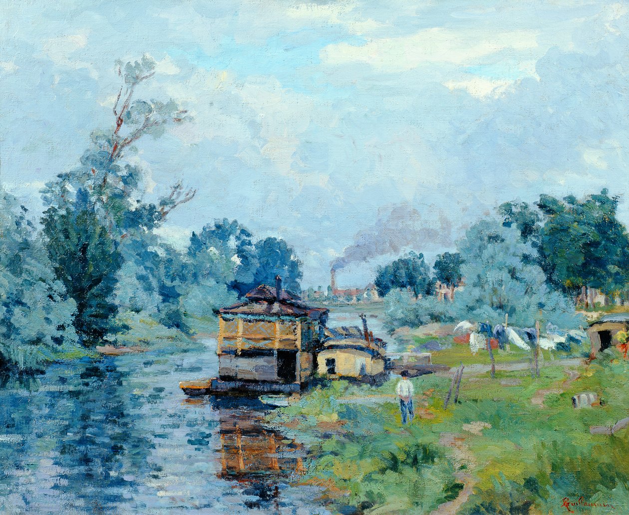 Krajobraz rzeki autorstwa Jean Baptiste Armand Guillaumin