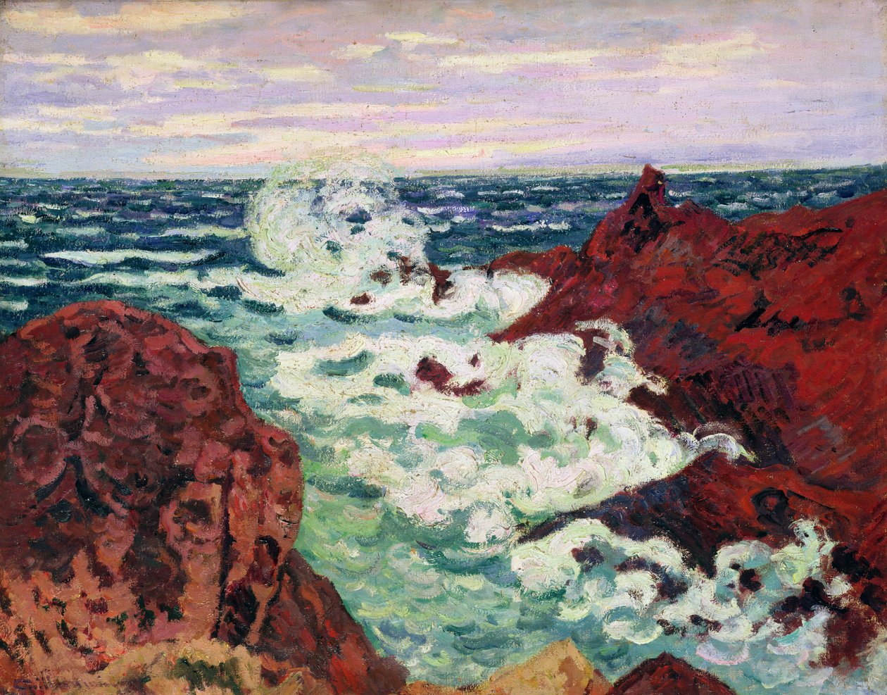 Burza w Agay, 1895 autorstwa Jean Baptiste Armand Guillaumin