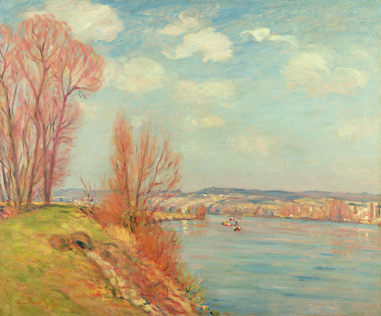 Zatoka i rzeka, 1901 autorstwa Jean Baptiste Armand Guillaumin