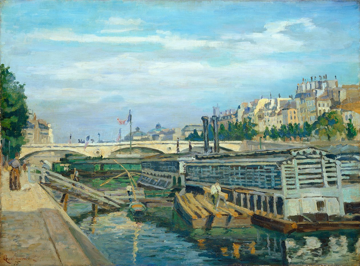 Most Ludwika Filipa, 1875 autorstwa Jean Baptiste Armand Guillaumin
