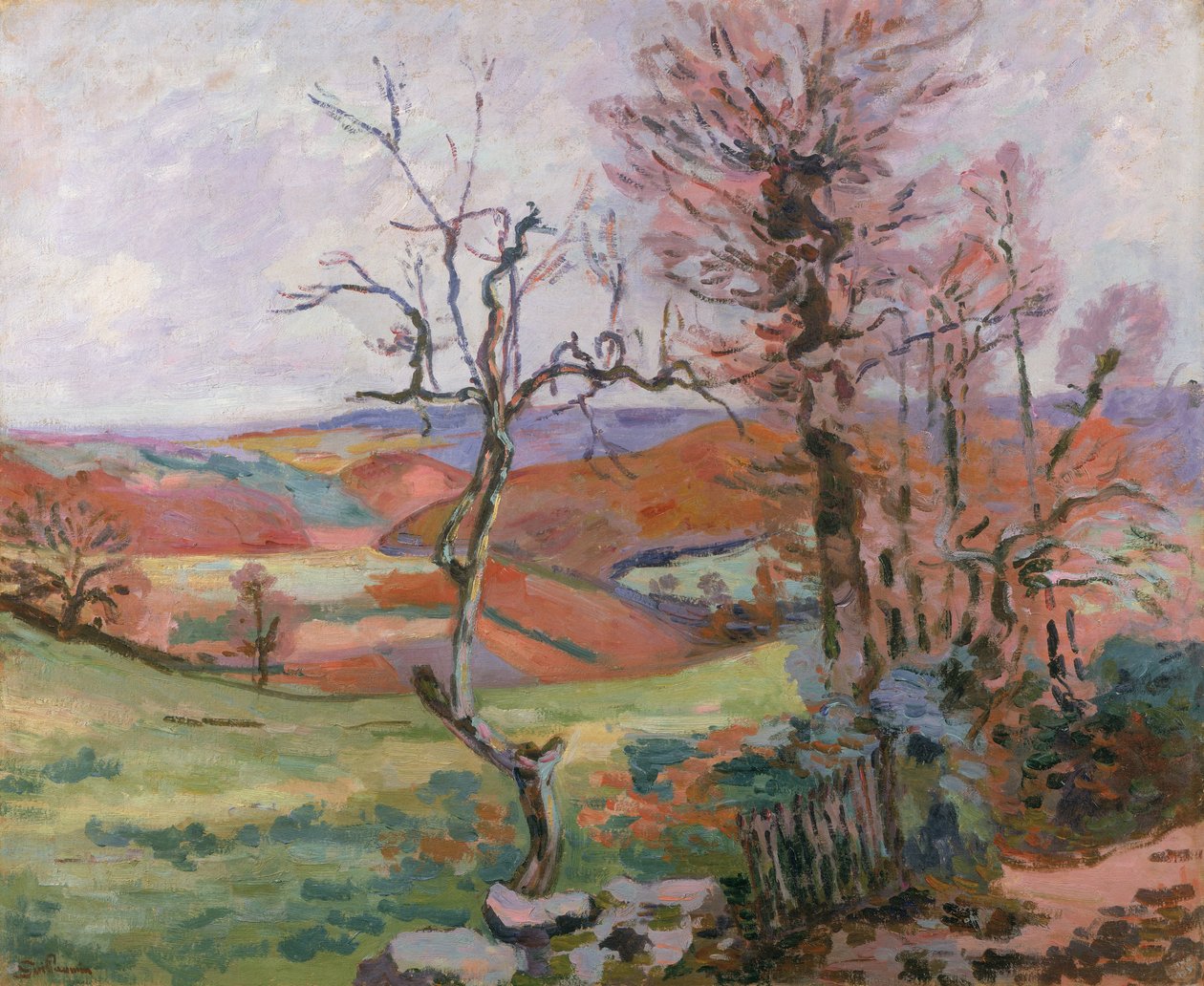 Barion Puy w Crozant, Bretania autorstwa Jean Baptiste Armand Guillaumin