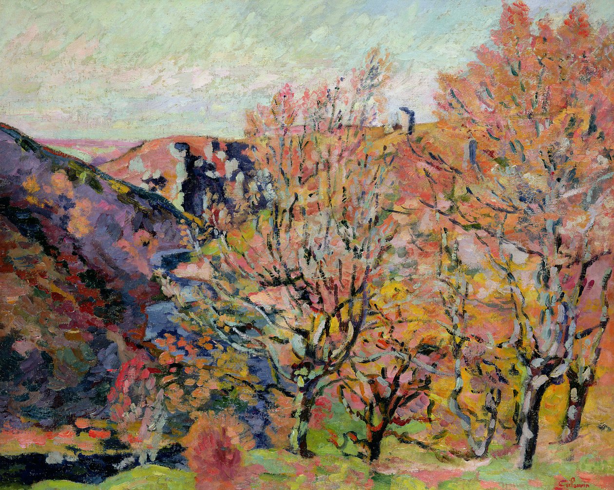 Dolina Sedelle w Crozant, ok.1898 autorstwa Jean Baptiste Armand Guillaumin