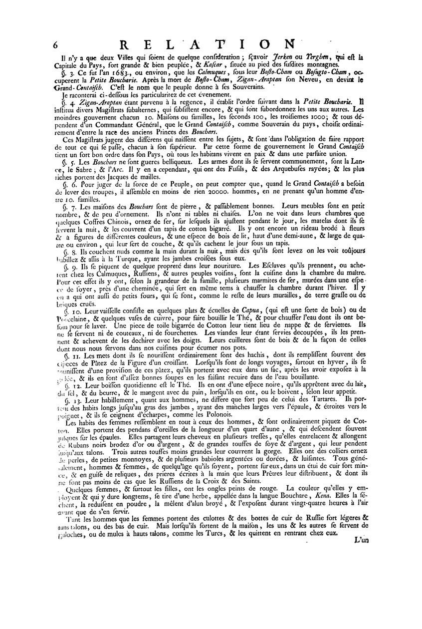 Nowy Atlas Chin, chińskiego tatara i Tybetu Haga 1737 autorstwa Jean Baptiste Bourguignon d