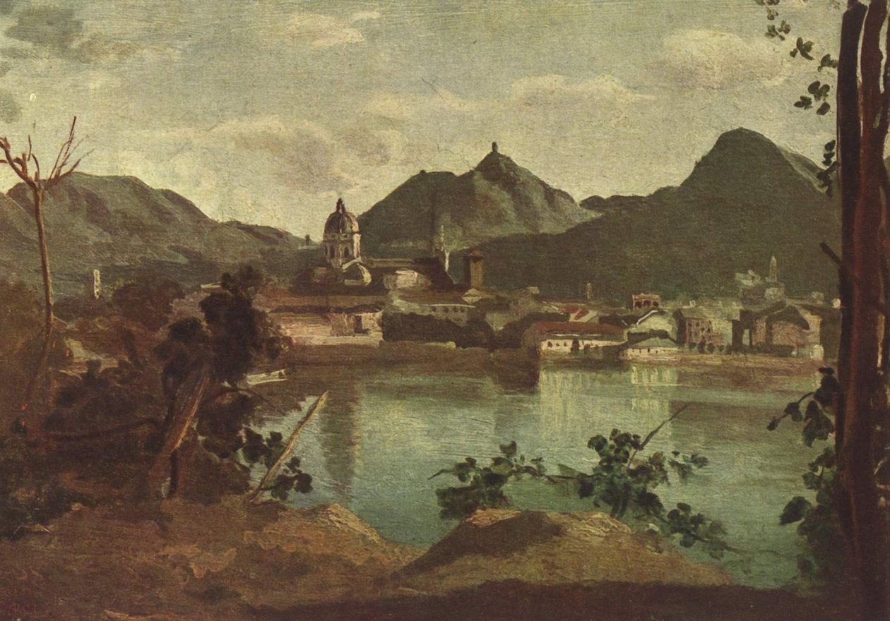 Como i jezioro Como autorstwa Jean Baptiste Camille Corot