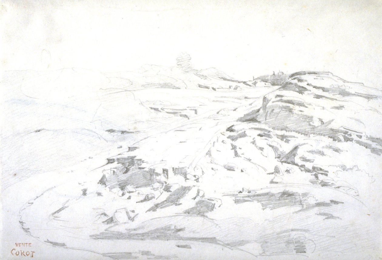 Studia krajobrazowe, Włochy autorstwa Jean Baptiste Camille Corot