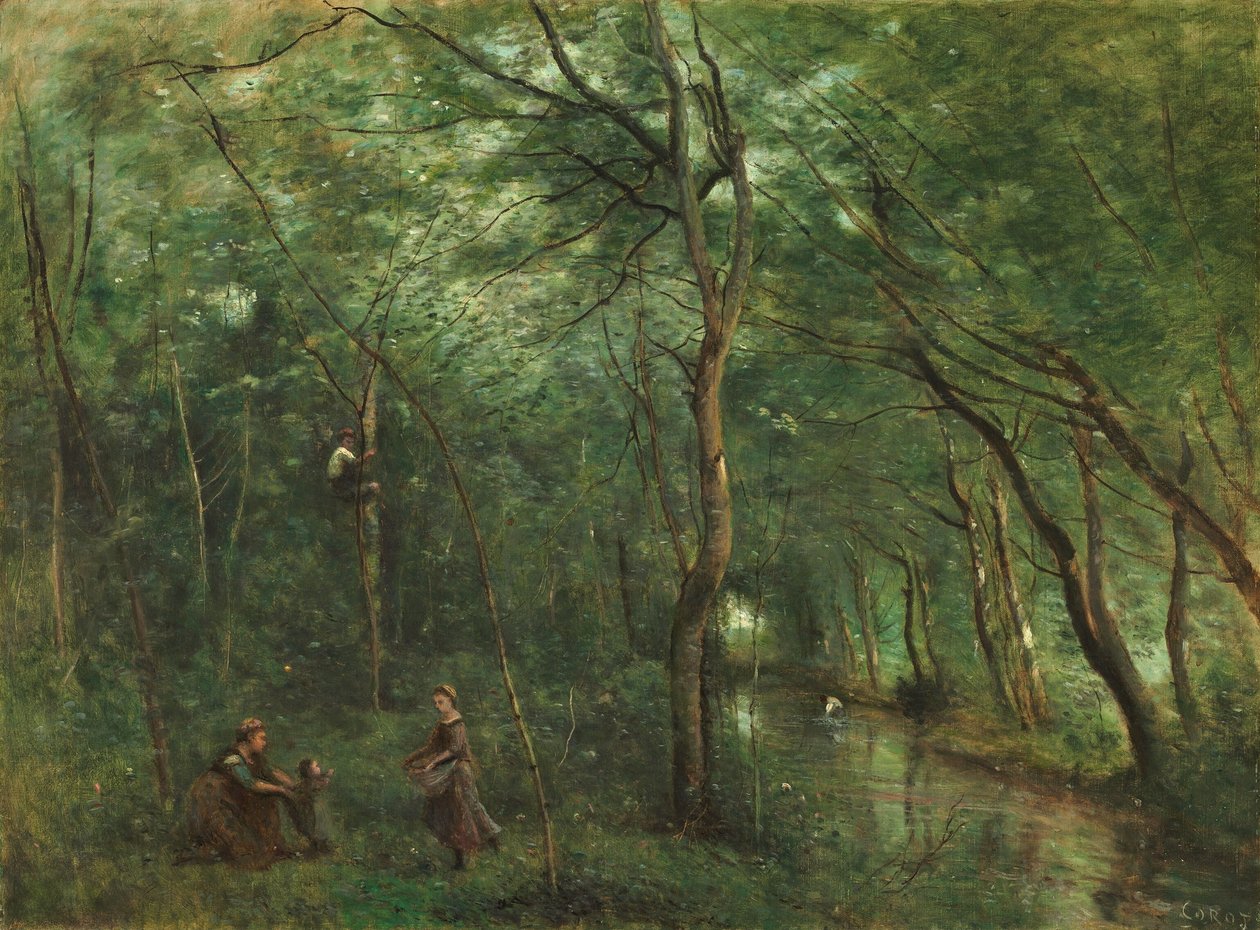 Kolektory Languille autorstwa Jean Baptiste Camille Corot