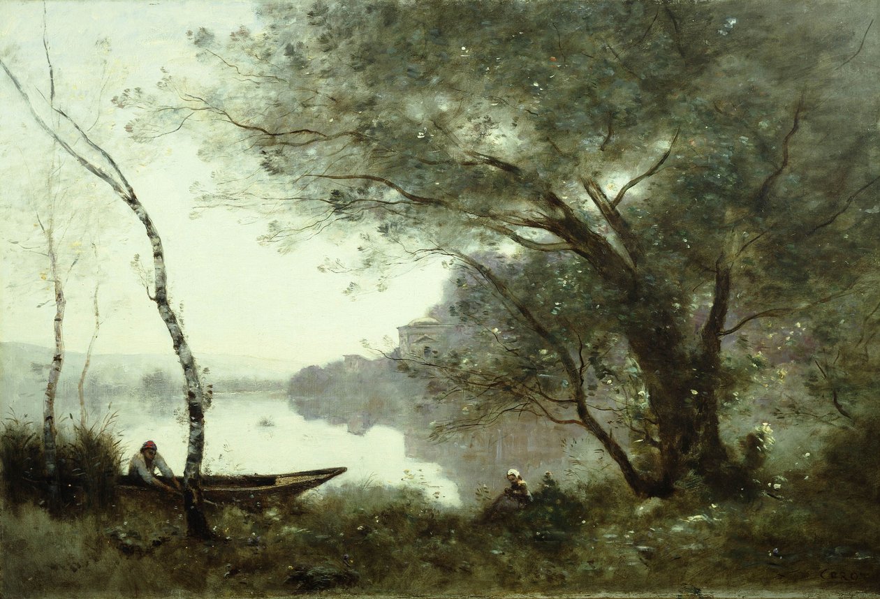 Przewoźnik Mortefontaine autorstwa Jean Baptiste Camille Corot