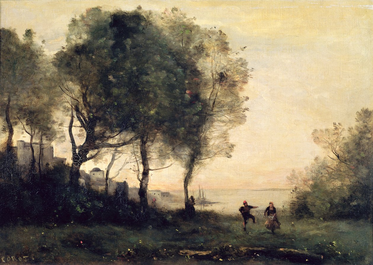 Pamiątka Włoch autorstwa Jean Baptiste Camille Corot