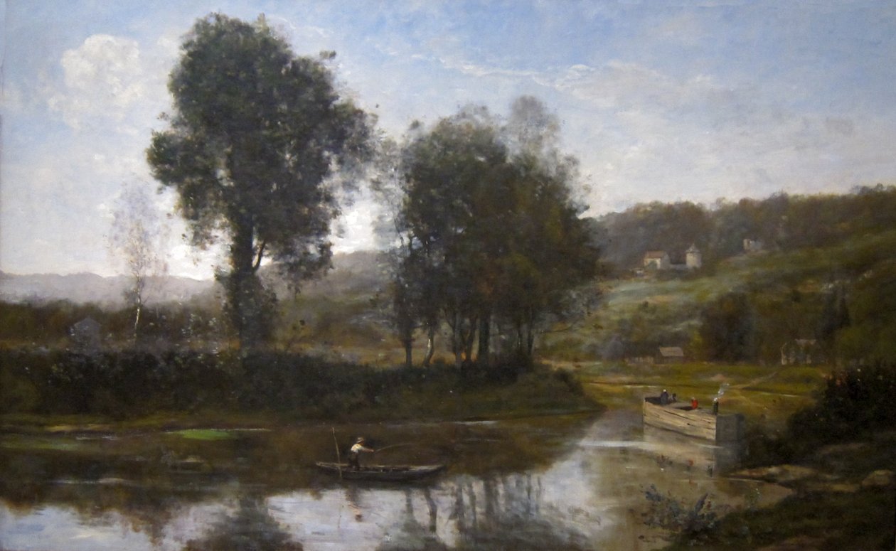 Zakole Sekwany w Port Marly autorstwa Jean Baptiste Camille Corot