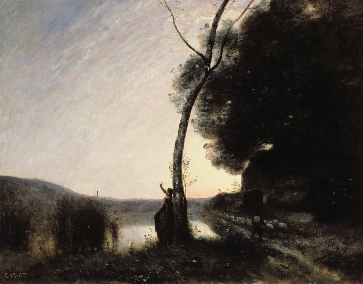 Gwiazda Wieczorna, 1864 autorstwa Jean Baptiste Camille Corot