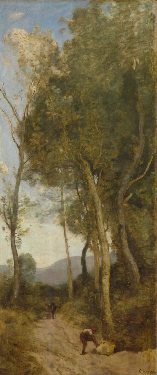 Cztery pory dnia autorstwa Jean Baptiste Camille Corot