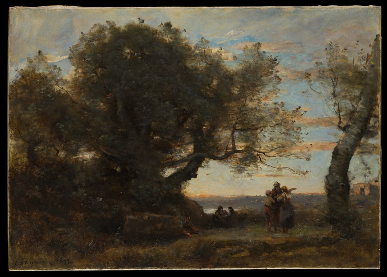 Cyganie autorstwa Jean-Baptiste-Camille Corot