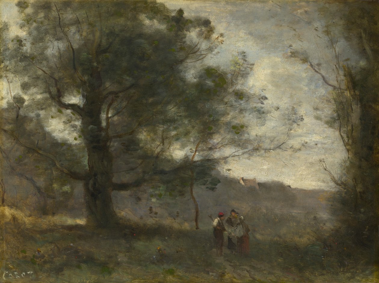 Dąb w Dolinie autorstwa Jean Baptiste Camille Corot