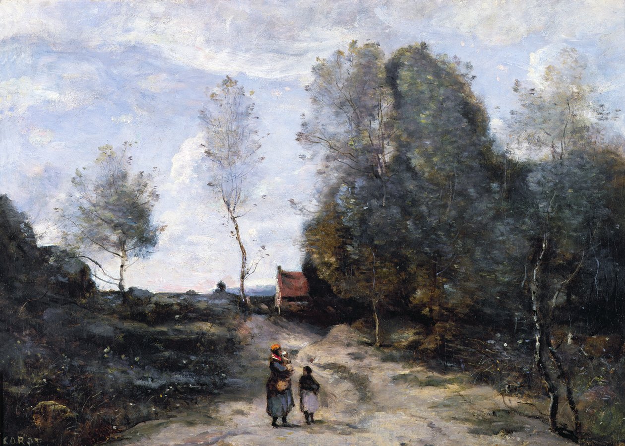 Droga autorstwa Jean Baptiste Camille Corot