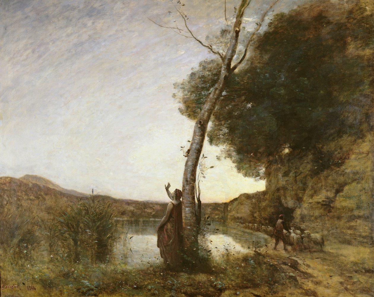 Gwiazda Pasterza, 1864 autorstwa Jean Baptiste Camille Corot
