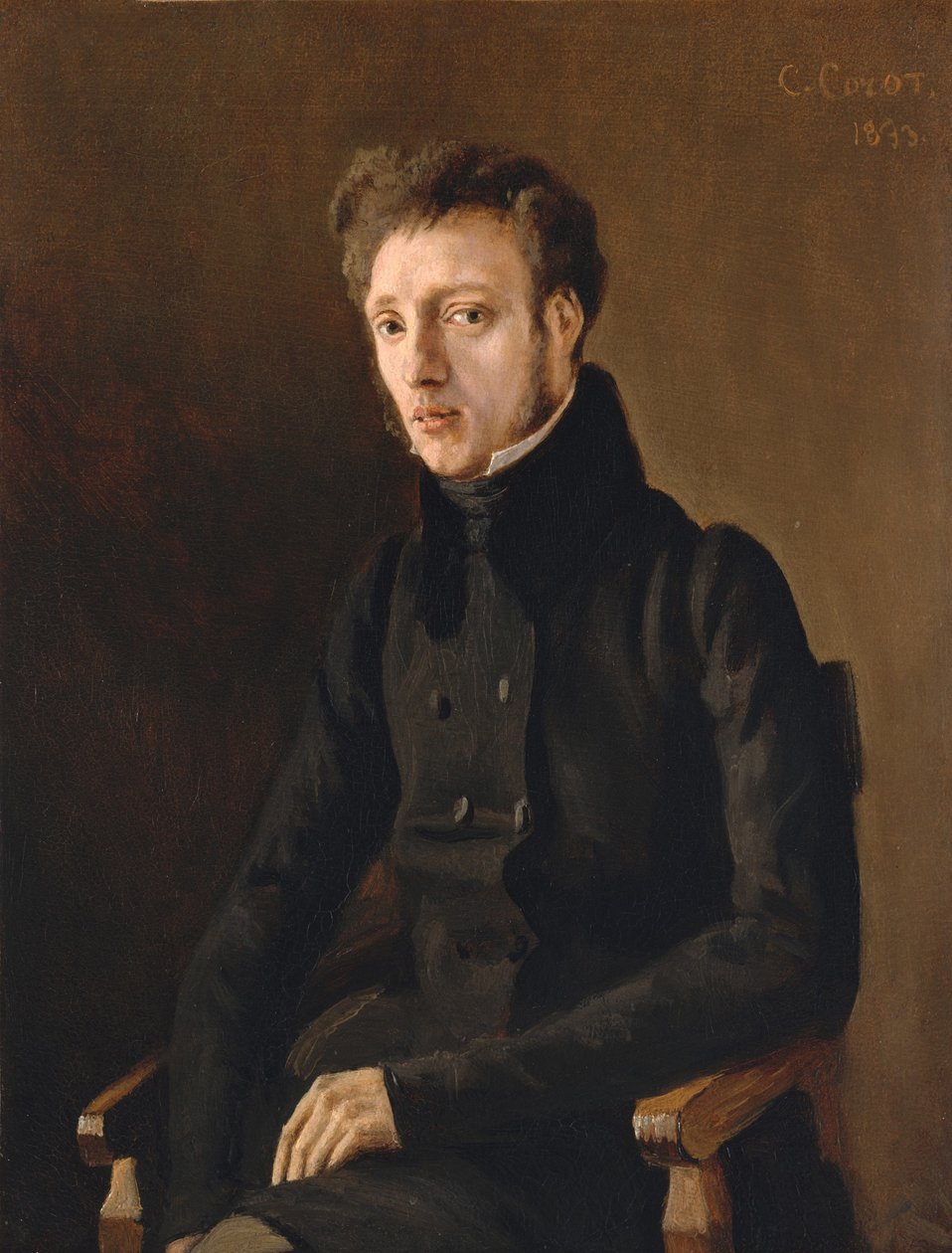 Toussaint Lemaistre autorstwa Jean Baptiste Camille Corot
