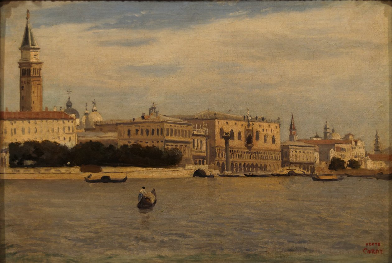 Wenecja z Dogana autorstwa Jean Baptiste Camille Corot