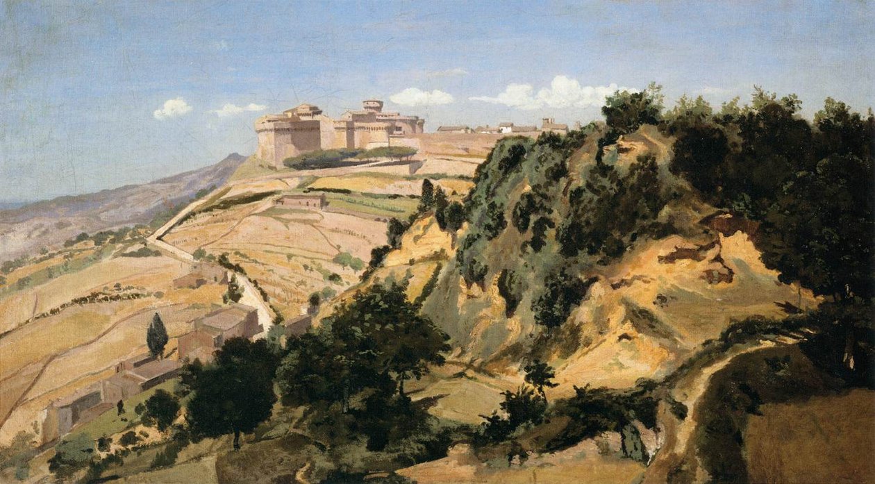 Cytadela Volterra autorstwa Jean Baptiste Camille Corot