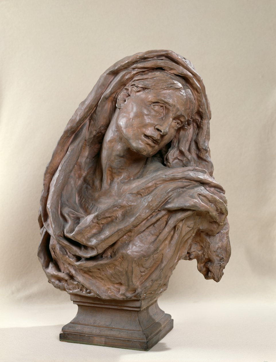 Mater Dolorosa, 1869-70 (terakota) autorstwa Jean Baptiste Carpeaux